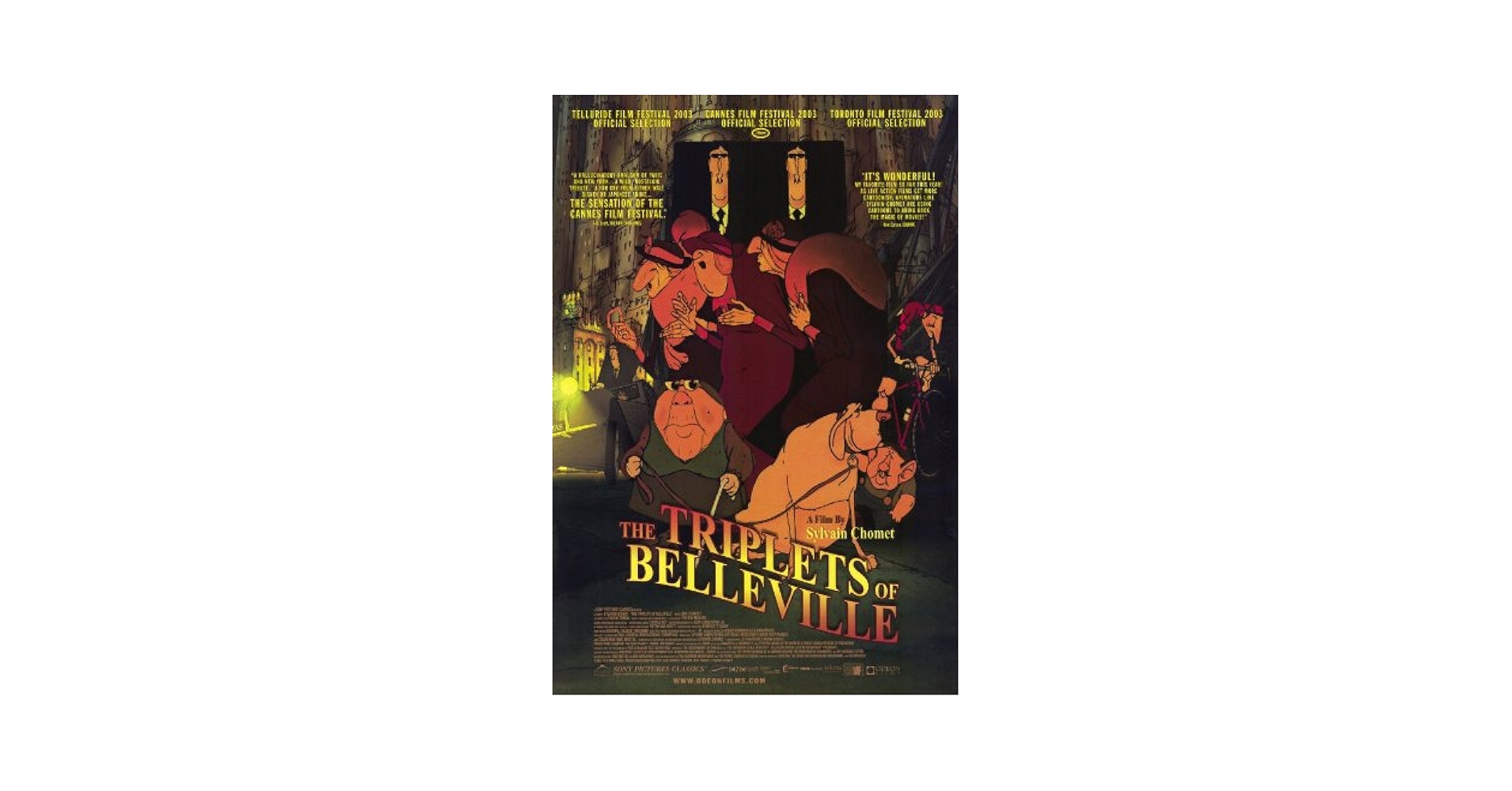 Amazon.co.jp: ベルヴィル・ランデブー27 x 40映画ポスター